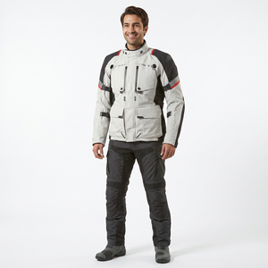 Blouson de motocross en toile de coton de haute qualité, dernière arrivée, protection avancée, imperméable, respirant, amovible - Product Image 1