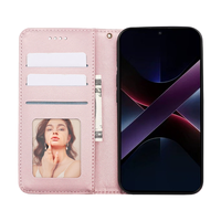 Vente directe Flip Folio Portefeuille Gaufrage Cas pour Redmi K80 Note A4 14 Pro K70 Ultra 5G Coque Fente Pour Carte Béquille En Cuir PU