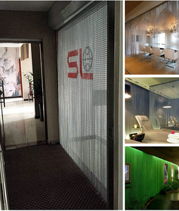 Màn lưới kim loại mắt cáo bằng dây nhôm, kiểu rèm trang trí nội thất, trang trí siêu thị, trang trí trần nhà khách sạn, vách ngăn phòng - Product Image 3