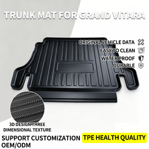 Alfombrilla para Maletero de Coche Keyang ODM, Impermeable, Resistente, de Material TPE de 2 mm de Grosor, con Rayas, para Suzuki <span class=keywords><strong>Grand</strong></span> <span class=keywords><strong>Vitara</strong></span> 2007-<span class=keywords><strong>2016</strong></span> - Product Image 1