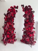 Nouvelle Arche Florale de Mariage RK247 – Composition Artificielle en Fleurs de Soie pour Décoration d'Événements et de Mariages