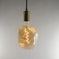 Ampoule LED SMD Edison classique, forme de pierre, filament rétro, 4W, dimmable, lumière ambrée vintage, 220/240V, E27, résidentielle