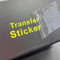 Autocollants de transfert UV personnalisés avec logo, adhésifs en vinyle métallique argenté pour l'image de marque des entreprises, qualité supérieure