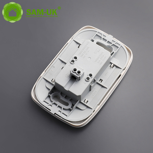 UK plastique électro allemagne maison alimentation lumière de secours derrière mur double montage <span class=keywords><strong>TV</strong></span> prises interrupteur - Product Image 4