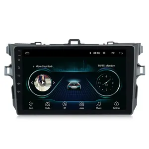 Groothandel autoradio toyota altis-Android 9 "1 + 16G 4 Core Voor Toyota Corolla 2007-2013 Auto Multimedia Systeem Auto Dvd speler