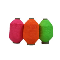 Le haut Spandex de polyester coloré par 1807575 élastique a couvert le fil à tricoter de chaussettes pour le tissage