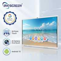 Écran plat interactif personnalisable INGSCREEN OEM/ODM avec certification Google EDLA et logiciel éducatif préinstallé
