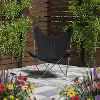 de papillon Chaise en forme de papillon Chaise en cuir de papillon pour les sports d'extérieur Grande chaise papillon