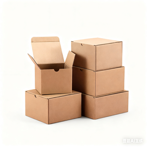 <b>Small</b> Blank Plain Kraft Paper Color E Corrugated Paper Tuck Top Packaging <b>Box</b> for <b>Small</b> <b>Gift</b> Electronic Product Shipping <b>Box</b> - Product Image 1