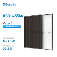 Trina VertexS + panneau solaire 445W TSM-NEG9R.28 DUAL GLASS N type i-TOPCon MODULE avec liste de colisage anglaise boîte extérieure anglaise