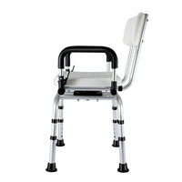 2025 nouveau tabouret de bain anti-dérapant en aluminium de chaise de douche rotative à 360 ° pour les femmes enceintes âgées sécurité de la salle de bain