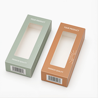 Boîte en papier personnalisée pour produits cosmétiques (gloss à lèvres et maquillage) avec logo sur mesure et design d'emballage élégant