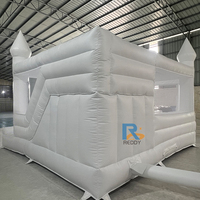 Nouveau design Château gonflable blanc Thème mariage Château de saut gonflable pour événements de mariage