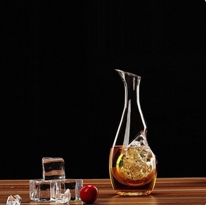 Bouteille à vin en verre grande capacité avec poignée, large ouverture, anti-goutte, bouteille aérateuse pour vin rouge et blanc - Product Image 2