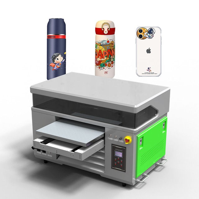 Colorsun Bottle Printer 40x60 Multi Functional Dtf 2 in 1 Uv A2 Inkjet Flatbed Printer for Pvc Id Card and Vinyl