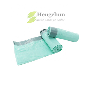 Rouleau de sacs poubelles biodégradables de qualité supérieure fabriqués en usine, écologiques, en PLA, PBAT, PET, AL, plastique, emballage thermoscellé, pour supermarchés - Product Image 5