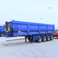 Semi-remorque benne basculante 3 essieux 40 tonnes 45T de fabrication chinoise 2024 à vendre à prix abordable