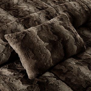 Juego de edredón de piel sintética DB 4PC suave Floral sólido para primavera invierno Navidad hogar boda Hospital Hotel Queen King poliéster - Product Image 4