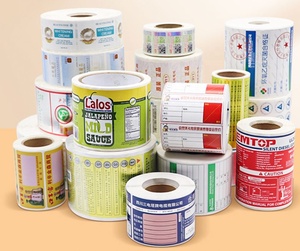 Autocollants adhésifs personnalisés recyclables, impression offset, emballage de produits de détail, imperméables, découpés à la forme, ronds - Product Image 4