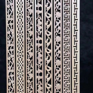 Modanature Decorative in legno intagliato decorazione d'interni a strisce modanature in legno massello modanature corona per mobili - Product Image 4