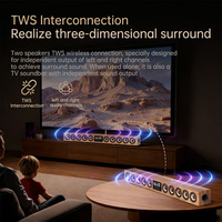 Altavoz Inalámbrico Portátil 5.3 con Subwoofer, 10 Canales, Ecualizador Ajustable, Sonido Envolvente para Computadora y Uso en Interiores del Hogar