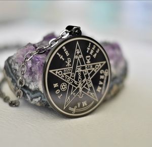 <span class=keywords><strong>Pentagramme</strong></span> <span class=keywords><strong>de</strong></span> <span class=keywords><strong>Salomon</strong></span> Talisman Protection <span class=keywords><strong>Pentagramme</strong></span> Amulette Magique Blanche Ésotérisme Tétragramme Pentacle Pendentif - Product Image 2