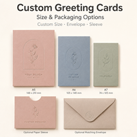Cartes de vœux pliantes personnalisées avec cadre floral en relief, cartes avec texte et logo personnalisés pour cadeaux de mariage assortis