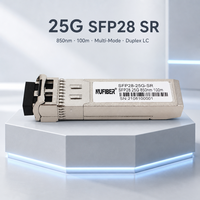 Modul Transceiver Optik 25G SFP28 SR untuk Pusat Data, Uplink Server Top of Rack, Leaf Spine, Penyimpanan HPC, dan Jaringan Link