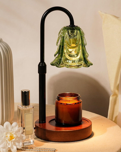 Modern Crystal <b>Table</b> Lamp with Black Linen Dome Shade <b>LED</b> Warm <b>Light</b> 2700K E26 AC Eco-Friendly Ra90 CRI for Bedroom Decor - Product Image 5