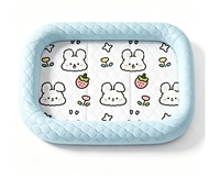 Vente en gros OEM, logo personnalisé, marque privée, fournisseur d'articles pour animaux, commande en gros, MOQ, lit pour lapin et chat en laine douce lavable pour chats et petits chiens