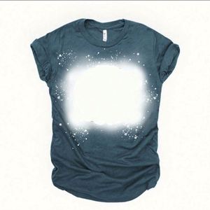 เสื้อยืดเปล่าสำหรับงานซับลิเมชั่นแบบฟอกสี เสื้อยืดฟอกสีสำหรับงานพิมพ์ลายตามสั่ง - Product Image 3