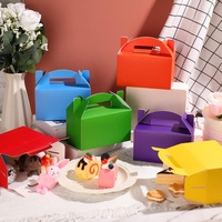 Boîtes à friandises en papier personnalisées de couleur unie pour les fêtes, pour les collations, les chocolats, les bonbons, les fruits, les cadeaux, les parfums, les portefeuilles, les mouchoirs