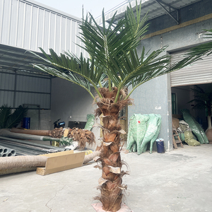 Arbres Artificiels Naturels pour l'Extérieur Anti-UV Protéger les Palmiers Grand Faux <span class=keywords><strong>Palmier</strong></span> avec des Feuilles Artificielles <span class=keywords><strong>en</strong></span> <span class=keywords><strong>Forme</strong></span> <span class=keywords><strong>d</strong></span>'<span class=keywords><strong>Éventail</strong></span> - Product Image 6