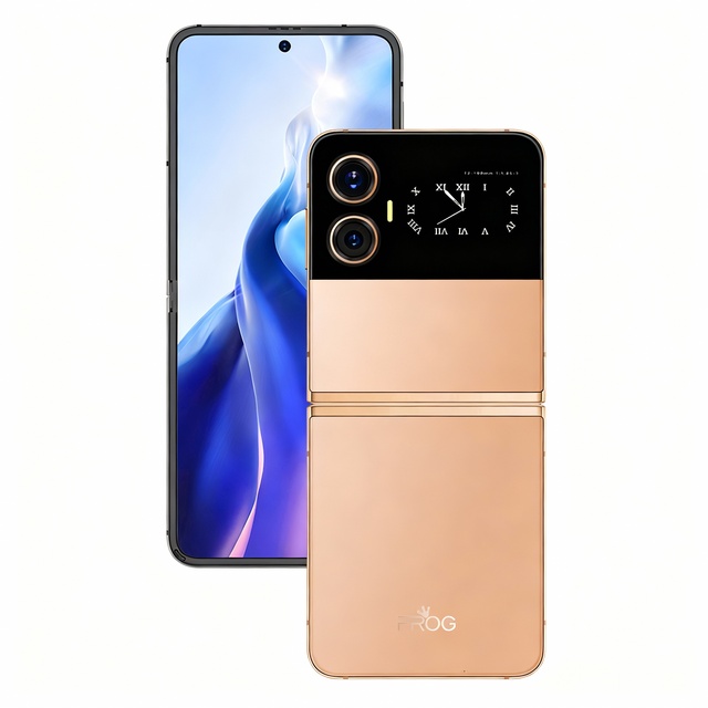 X6 Foldable Phone With Mini Dual Touch Screen 6GB RAM 128GB AMOLED FHD+ 6.9 Inch Cell Phone Dual Sim Smartphones