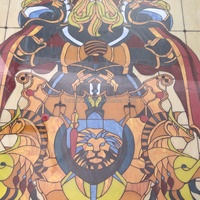Panneau de vitrail en verre massif de style européen, motif ange de cathédrale, fait main, durable, pour décoration, fourni par l'usine chinoise