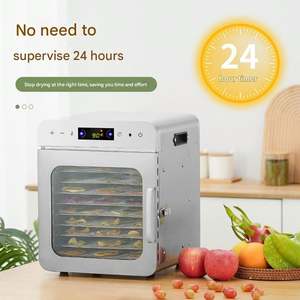 Mini Deshidratador de Alimentos Comercial de Acero Inoxidable de 10 Capas con Motor de 400W para Pasas, Frutas, Verduras y Eliminación de Olores - Product Image 4