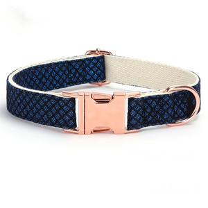 Collier pour animaux de compagnie gravé de haute qualité, avec nœud brillant et rayé, laisse en nylon à dégagement rapide – Offre Spéciale - Product Image 3