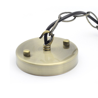 Vintage E27/E26 Lampe Base Rose Chaîne Lustre Pendentif Plafonnier Ampoule Lampe Prise Raccord pour Rétro Incandescent
