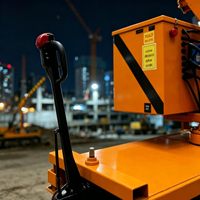Mini-grue d'atelier hydraulique électrique portable avec treuil à câble pour le levage de moules
