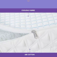 Matelas épais de haute qualité 3 pliants portables pour le camping 4D POE Queen Size