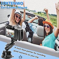 Support de ventouse pour caméra avec rotule et bras magique Composite Twist-Lock pour pare-brise ou fenêtre de bateau de voiture