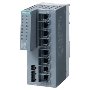 6GK5108-0BA00-2AC2 بمفتاح التبديل أي من سيمنز XC108 RJ45 مع منفذ 6GK5108-OBAOO-2AC2 جديد وأصلي