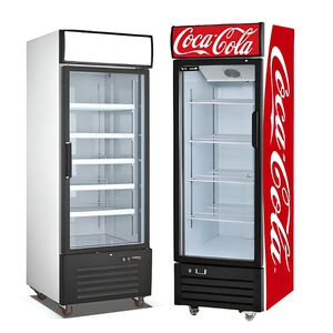Enfriador de Bebidas Refrigerado para Supermercados, con Estantes Ajustables de Acero Inoxidable, para Bebidas <span class=keywords><strong>Coca</strong></span>-Cola - Product Image 3