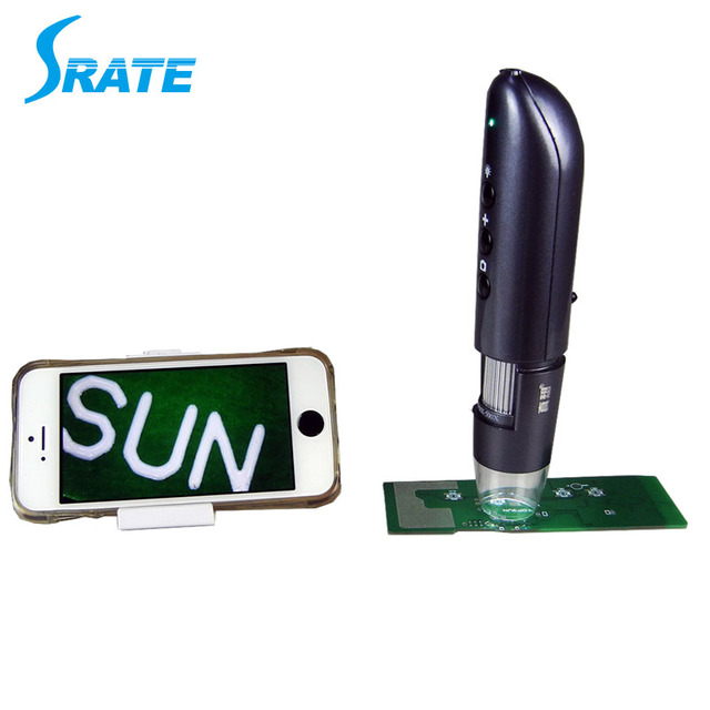 WiFi USB Microscope Wireless Digital Microscope Camera with 1080P HD 2MP for Android, IOS, Smartphone, Tablet, Widows, iPad