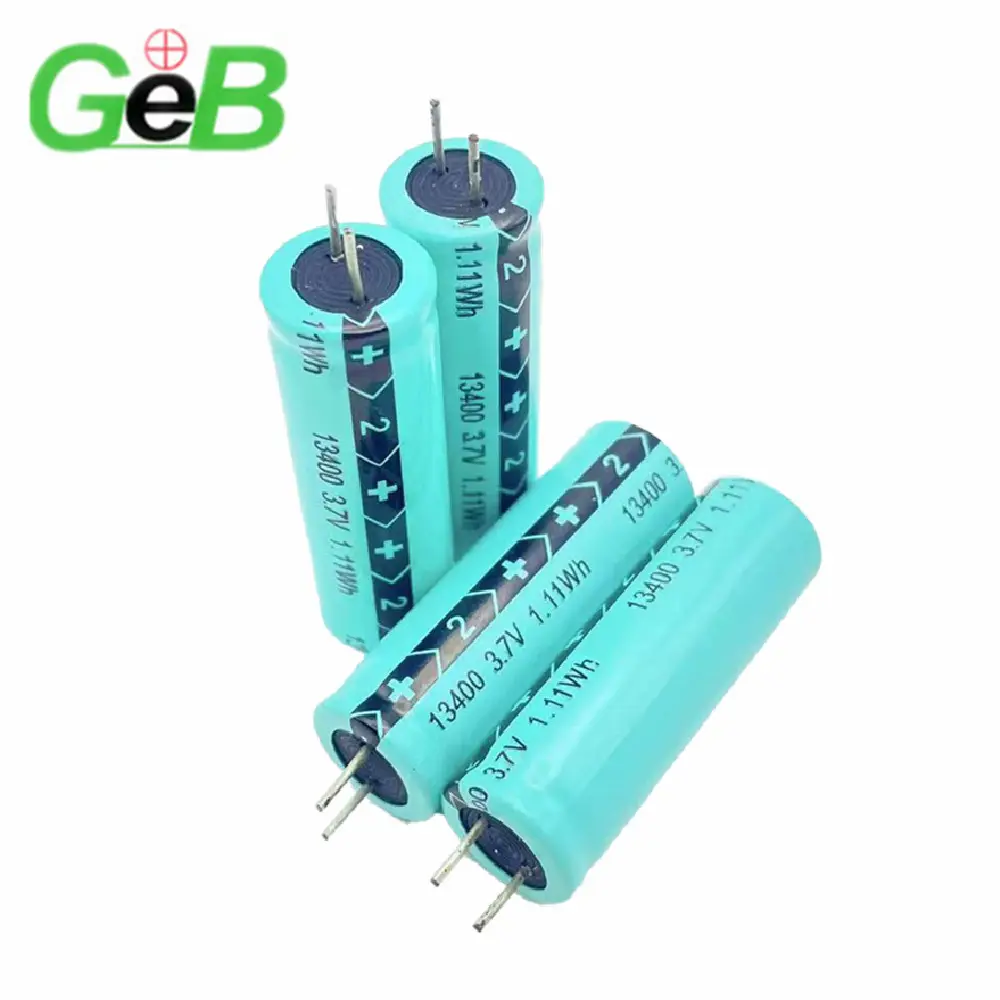 GEB 15C deşarj 13400 3.7V 300mAh 350mAh süper kapasitör pil yüksek kalite 400mAh 550mAh Li-ion şarj edilebilir pil 10C