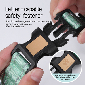 <span class=keywords><strong>Collier</strong></span> <span class=keywords><strong>pour</strong></span> animaux de compagnie réglable uni, vente en gros, étiquette privée, <span class=keywords><strong>collier</strong></span> <span class=keywords><strong>pour</strong></span> chiens en nylon personnalisé - Product Image 4