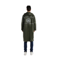Usine en gros bonne qualité Polyester PVC Poncho imperméable imperméable adulte long vêtements de pluie réutilisable hommes femmes manteau de pluie veste