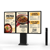 Wasserdichtes, hochhelles digitales Menüboard mit LCD-Bildschirm für Drive-Thru-Restaurant-Bestellsysteme