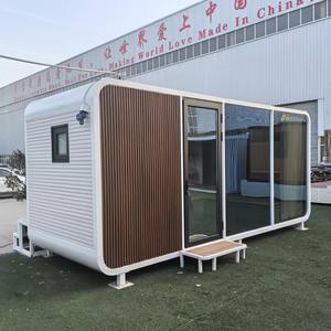 Container in Acciaio Prefabbricato su Misura, Cabina Apple, Ufficio Modulare, Appartamento Insonorizzato, Soggiorno, Ufficio Domestico - Product Image 4