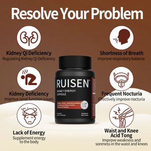 Mannelijke nierondersteunende energiecapsule Uithoudingsvermogen en langdurige prestaties Natuurlijke kruiden verhogen het aantal spermatozoïden en de gezondheid van de prostaat - Product Image 3